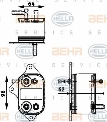 Behr-Hella 8MK 376 745-011 Радіатор охолодження двигуна 8MK376745011: Купити в Україні - Добра ціна на EXIST.UA!