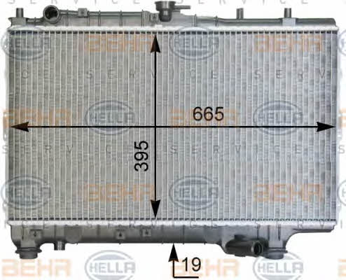 Behr-Hella 8MK 376 763-361 Радіатор охолодження двигуна 8MK376763361: Купити в Україні - Добра ціна на EXIST.UA!