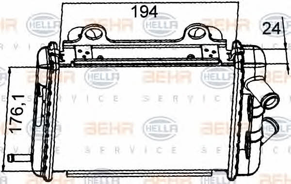 Behr-Hella 8MK 376 765-261 Радіатор охолодження двигуна 8MK376765261: Купити в Україні - Добра ціна на EXIST.UA!