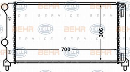Behr-Hella 8MK 376 767-701 Радіатор охолодження двигуна 8MK376767701: Купити в Україні - Добра ціна на EXIST.UA!