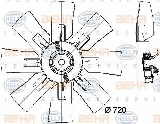 Купить Behr-Hella 8MV 376 727-121 по низкой цене в Украине!