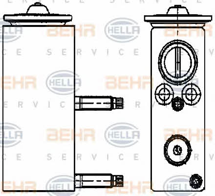 Behr-Hella 8UW 351 234-461 Клапан розширювальний кондиціонеру 8UW351234461: Купити в Україні - Добра ціна на EXIST.UA!