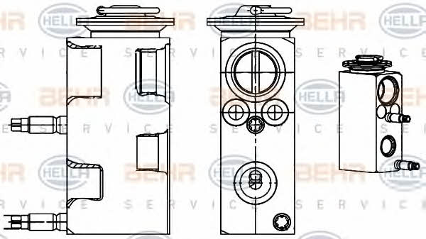 Behr-Hella 8UW 351 234-521 Клапан розширювальний кондиціонеру 8UW351234521: Купити в Україні - Добра ціна на EXIST.UA!