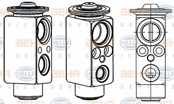 Behr-Hella 8UW 351 234-601 Клапан розширювальний кондиціонеру 8UW351234601: Купити в Україні - Добра ціна на EXIST.UA!