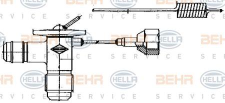 Behr-Hella 8UW 351 235-001 Клапан розширювальний кондиціонеру 8UW351235001: Купити в Україні - Добра ціна на EXIST.UA!