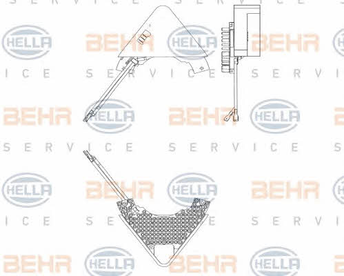 Behr-Hella 5HL 351 321-221 Блок управління обігрівачем салону 5HL351321221: Купити в Україні - Добра ціна на EXIST.UA!