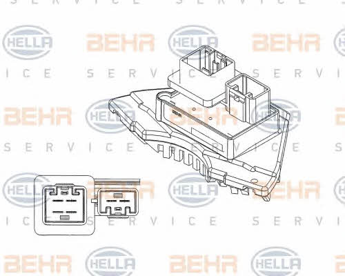 Behr-Hella 5HL 351 321-231 Блок управління обігрівачем салону 5HL351321231: Купити в Україні - Добра ціна на EXIST.UA!