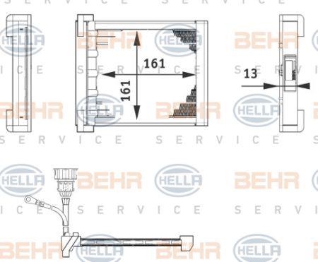 Behr-Hella 6ZT 351 080-211 Радіатор опалювача салону 6ZT351080211: Купити в Україні - Добра ціна на EXIST.UA!