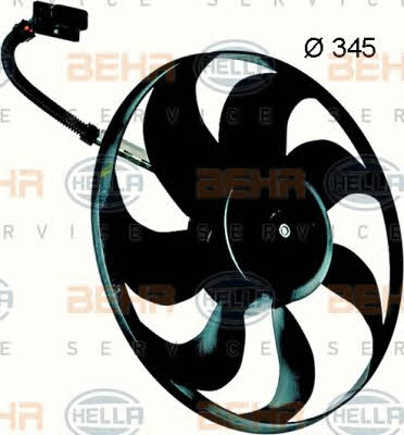 Behr-Hella 8EW 351 043-321 Вентилятор радіатора охолодження 8EW351043321: Приваблива ціна - Купити в Україні на EXIST.UA!
