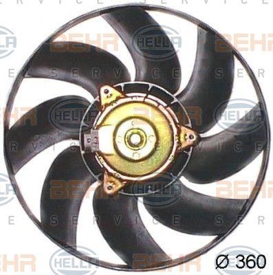 Behr-Hella 8EW 351 043-691 Вентилятор радіатора охолодження 8EW351043691: Приваблива ціна - Купити в Україні на EXIST.UA!
