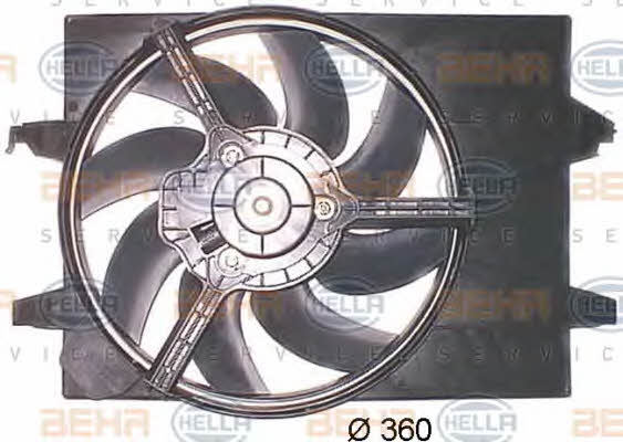 Behr-Hella 8EW 351 043-771 Вентилятор радіатора охолодження 8EW351043771: Купити в Україні - Добра ціна на EXIST.UA!