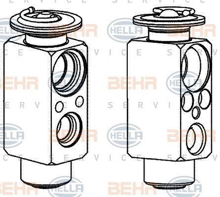 Behr-Hella 8UW 351 336-251 Клапан розширювальний кондиціонеру 8UW351336251: Купити в Україні - Добра ціна на EXIST.UA!