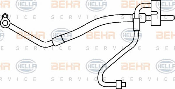 Behr-Hella 9GS 351 337-161 Трубка кондиціонера 9GS351337161: Купити в Україні - Добра ціна на EXIST.UA!