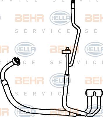 Behr-Hella 9GS 351 337-221 Трубка кондиціонера 9GS351337221: Купити в Україні - Добра ціна на EXIST.UA!