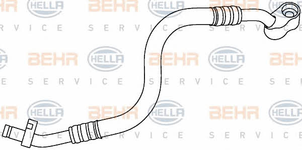 Behr-Hella 9GS 351 337-501 Трубка кондиціонера 9GS351337501: Приваблива ціна - Купити в Україні на EXIST.UA!