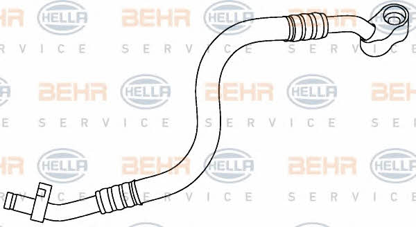 Behr-Hella 9GS 351 337-511 Трубка кондиціонера 9GS351337511: Купити в Україні - Добра ціна на EXIST.UA!