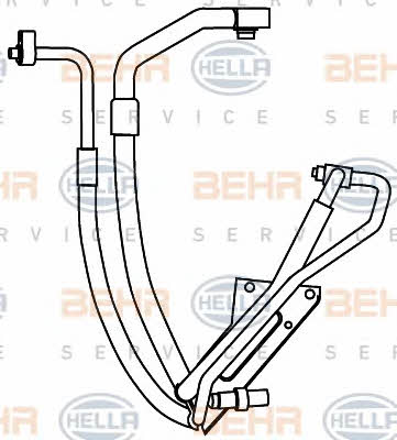 Behr-Hella 9GS 351 337-591 Трубка кондиціонера 9GS351337591: Купити в Україні - Добра ціна на EXIST.UA!
