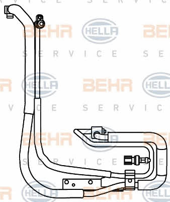 Behr-Hella 9GS 351 337-611 Трубка кондиціонера 9GS351337611: Купити в Україні - Добра ціна на EXIST.UA!