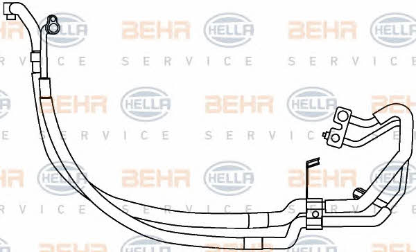 Behr-Hella 9GS 351 337-641 Трубка кондиціонера 9GS351337641: Купити в Україні - Добра ціна на EXIST.UA!