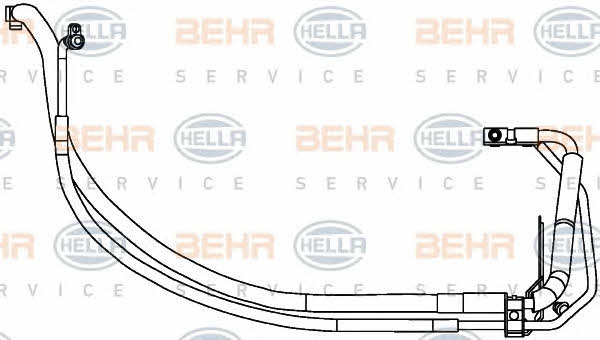 Behr-Hella 9GS 351 337-671 Трубка кондиціонера 9GS351337671: Купити в Україні - Добра ціна на EXIST.UA!