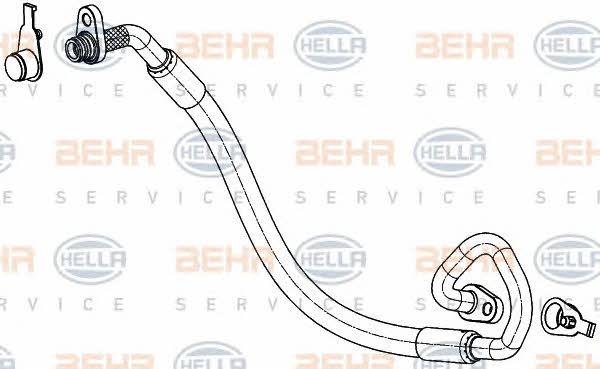 Behr-Hella 9GS 351 337-771 Трубка кондиціонера 9GS351337771: Купити в Україні - Добра ціна на EXIST.UA!
