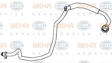 Behr-Hella 9GS 351 338-241 Трубка кондиціонера 9GS351338241: Приваблива ціна - Купити в Україні на EXIST.UA!