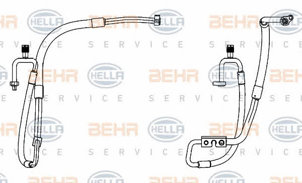 Behr-Hella 9GS 351 338-391 Трубка кондиціонера 9GS351338391: Купити в Україні - Добра ціна на EXIST.UA!