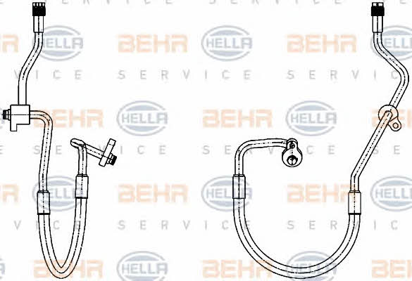 Behr-Hella 9GS 351 338-431 Трубка кондиціонера 9GS351338431: Купити в Україні - Добра ціна на EXIST.UA!