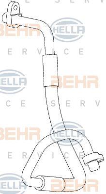 Behr-Hella 9GS 351 338-691 Трубка кондиціонера 9GS351338691: Купити в Україні - Добра ціна на EXIST.UA!