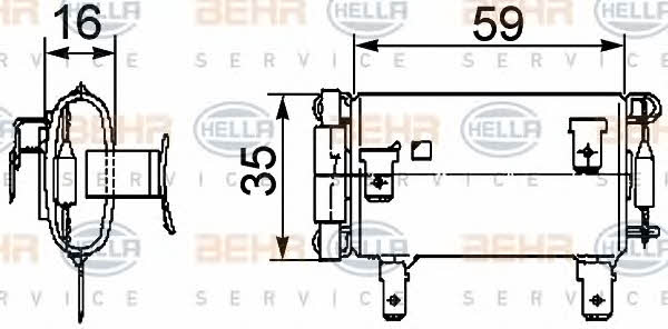 Behr-Hella 9ML 351 029-381 Резистор електродвигуна вентилятора 9ML351029381: Купити в Україні - Добра ціна на EXIST.UA!