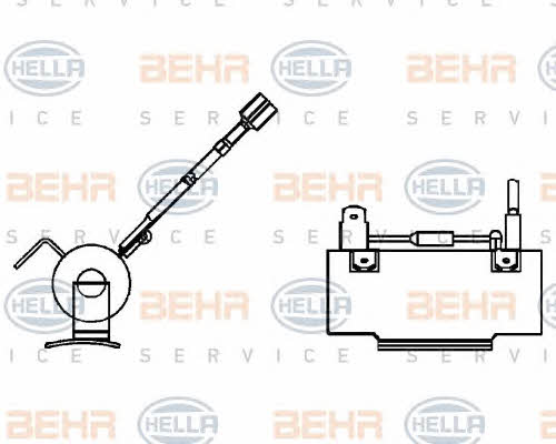 Behr-Hella 9ML 351 332-021 Резистор електродвигуна вентилятора 9ML351332021: Купити в Україні - Добра ціна на EXIST.UA!