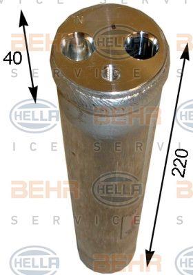 Behr-Hella 8FT 351 193-151 Осушувач кондиціонера 8FT351193151: Купити в Україні - Добра ціна на EXIST.UA!
