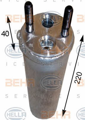 Осушувач кондиціонера Behr-Hella 8FT 351 193-171