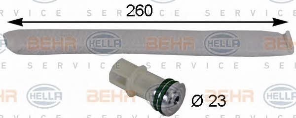 Behr-Hella 8FT 351 193-231 Осушувач кондиціонера 8FT351193231: Купити в Україні - Добра ціна на EXIST.UA!