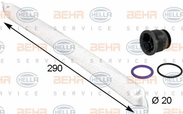 Behr-Hella 8FT 351 193-281 Осушувач кондиціонера 8FT351193281: Купити в Україні - Добра ціна на EXIST.UA!