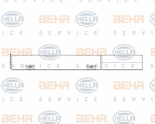 Behr-Hella 8FT 351 197-661 Осушувач кондиціонера 8FT351197661: Купити в Україні - Добра ціна на EXIST.UA!