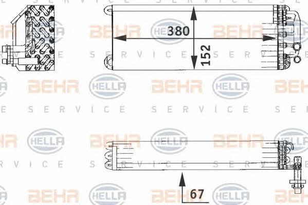 Behr-Hella 8FV 351 211-171 Автозапчастина 8FV351211171: Купити в Україні - Добра ціна на EXIST.UA!