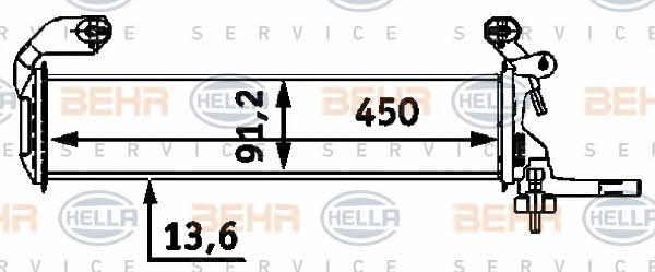 Behr-Hella 8MK 376 712-661 Радіатор охолодження двигуна 8MK376712661: Купити в Україні - Добра ціна на EXIST.UA!
