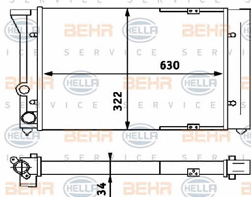 Behr-Hella 8MK 376 715-301 Радіатор охолодження двигуна 8MK376715301: Купити в Україні - Добра ціна на EXIST.UA!