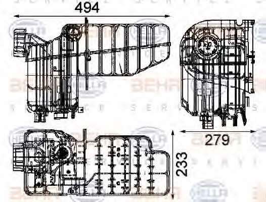 Купить Behr-Hella 8MA 376 705-461 по низкой цене в Украине!