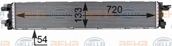 Радіатор охолодження двигуна Behr-Hella 8MK 376 701-151