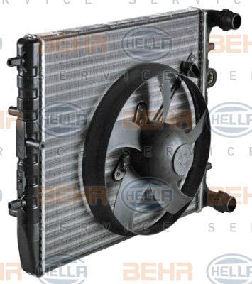 Радіатор охолодження двигуна Behr-Hella 8MK 376 704-601
