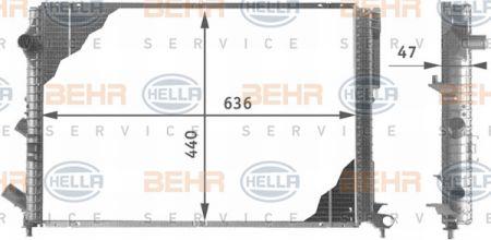 Behr-Hella 8MK 376 706-561 Радіатор охолодження двигуна 8MK376706561: Купити в Україні - Добра ціна на EXIST.UA!