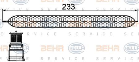 Behr-Hella 8FT 351 200-251 Осушувач кондиціонера 8FT351200251: Купити в Україні - Добра ціна на EXIST.UA!