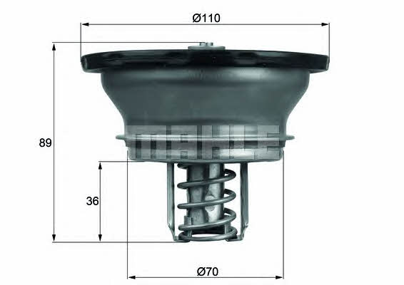 Mahle/Behr THD 3 76 Термостат THD376: Купити в Україні - Добра ціна на EXIST.UA!