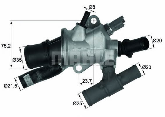 Купити Mahle/Behr TI 166 88 за низькою ціною в Україні!