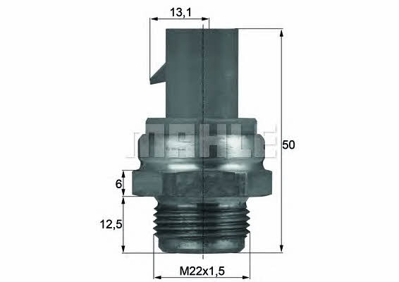 Mahle/Behr TSW 14D Датчик увімкнення вентилятора TSW14D: Купити в Україні - Добра ціна на EXIST.UA!