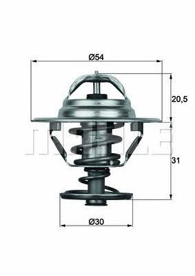 Купити Mahle/Behr TX 10 81D за низькою ціною в Україні!