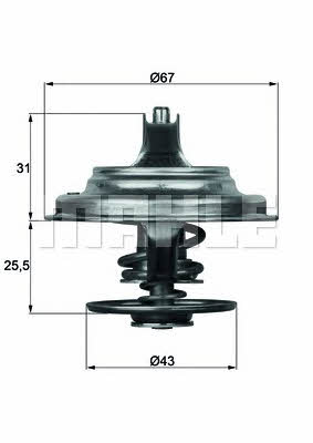 Купить Mahle/Behr TX 23 79D по низкой цене в Украине!