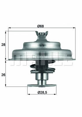 Купить Mahle/Behr TX 75 80D по низкой цене в Украине!